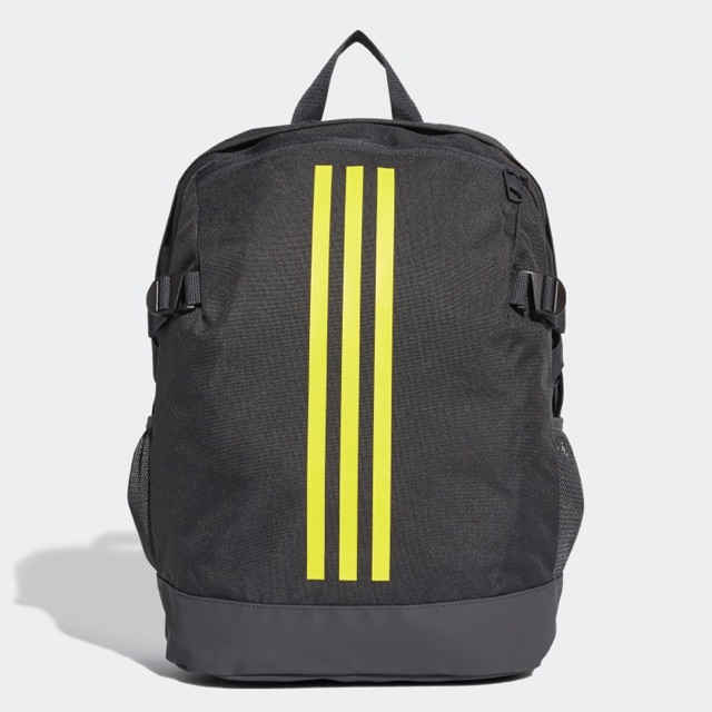 Adidas 3-Stripes Power Backpack Medium Carbon Yellow Original