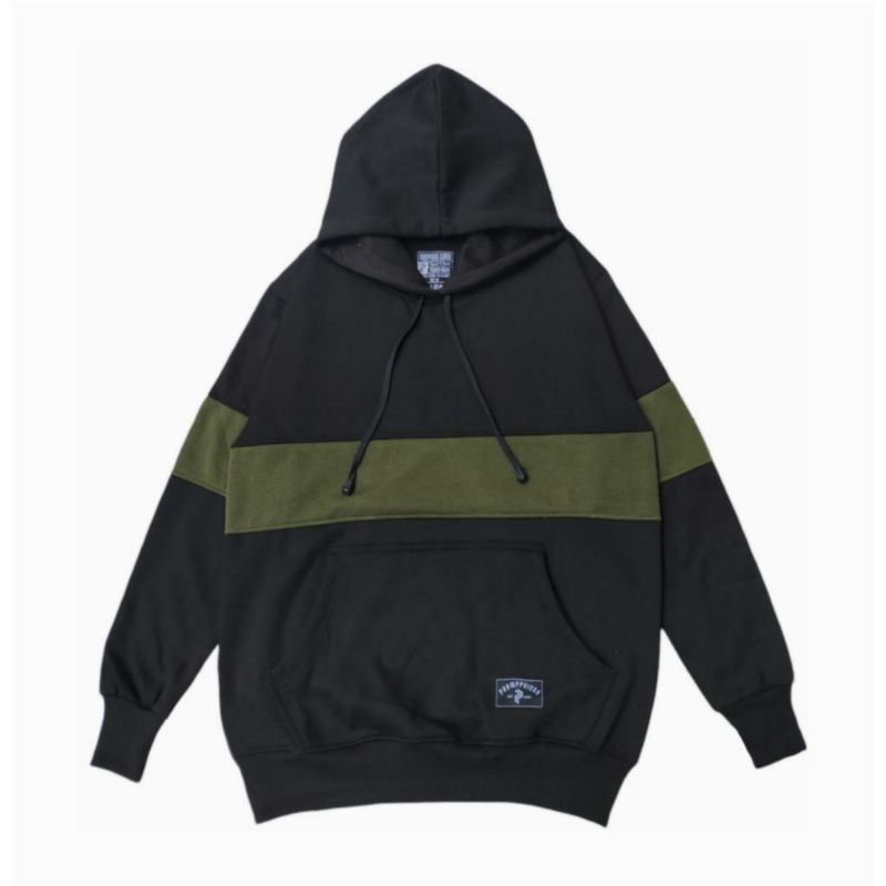 Hoodie Sweater List Kombinasi Pria Wanita High Quality Premium Distro(BAYAR DI TEMPAT)