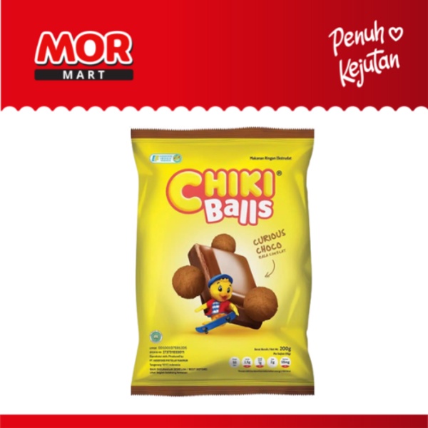 

CHIKI BALLS Curious Choco Rasa Cokelat 200 gr