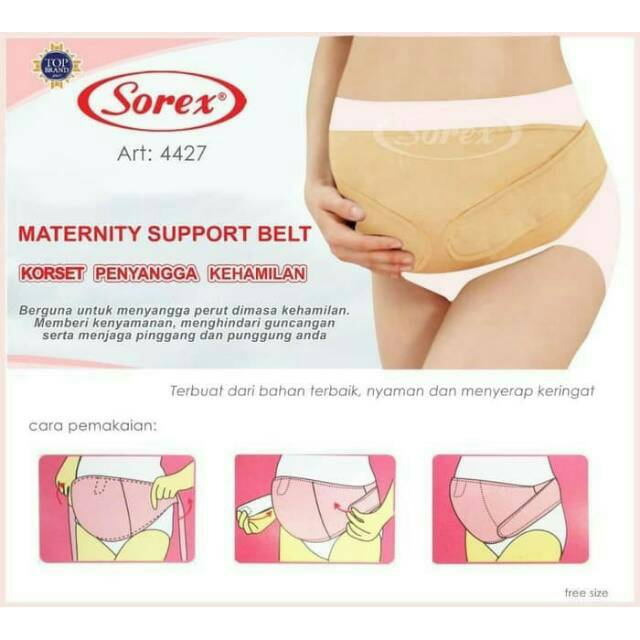 KORSET PENYANGGA KEHAMILAN KORSET HAMIL - SOREX MATERNITY SUPPORT BELT