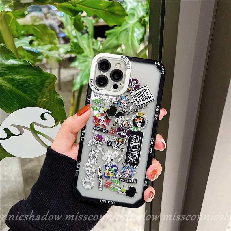 Soft Case Motif Kartun One Piece Casing Ponsel Oppo A17 A17K A95 A76 A55 A74 A57 Reno 7Z 8 7 5 4Lite 4 5F 6 A96 A12 A15 A54 A16K A16 A7 A52 A31 A92 A15 A92 A3S A16 Tahan Guncangan Sarung