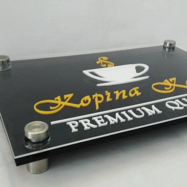 

PAPAN NAMA USAHA AKRILIK 40X60 cm