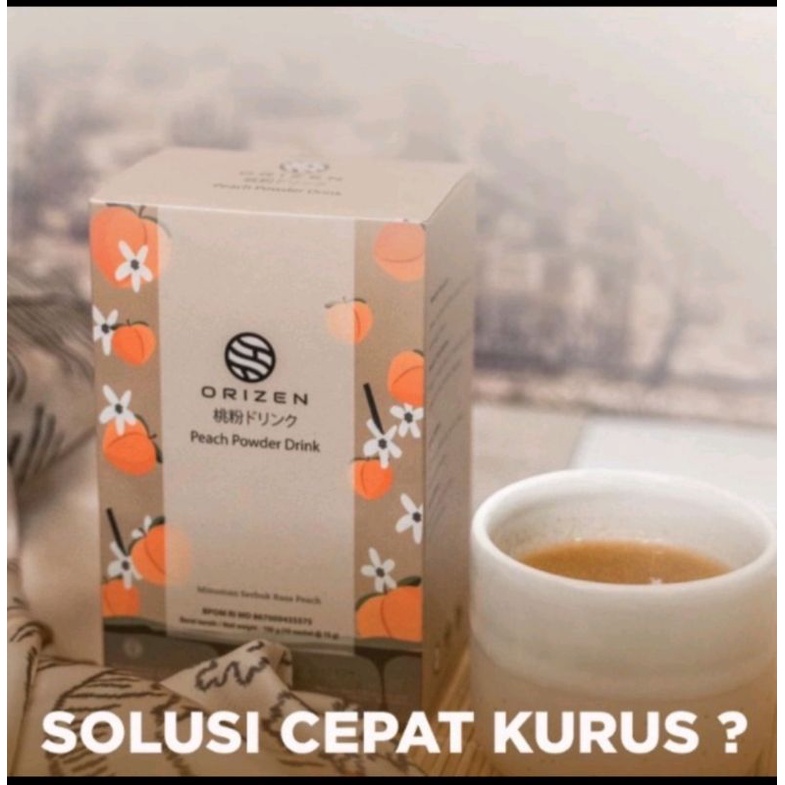 

ORIZEN peach tea DETOX (1 box =10 sachet)