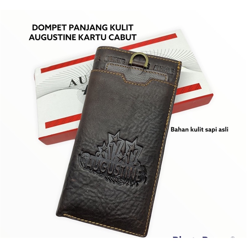 DOMPET PRIA KULIT ASLI UKURAN PANJANG DOMPET PRIA KULIT KARTU CABUT DOMPET PRIA KARTU BANYAK DOMPET