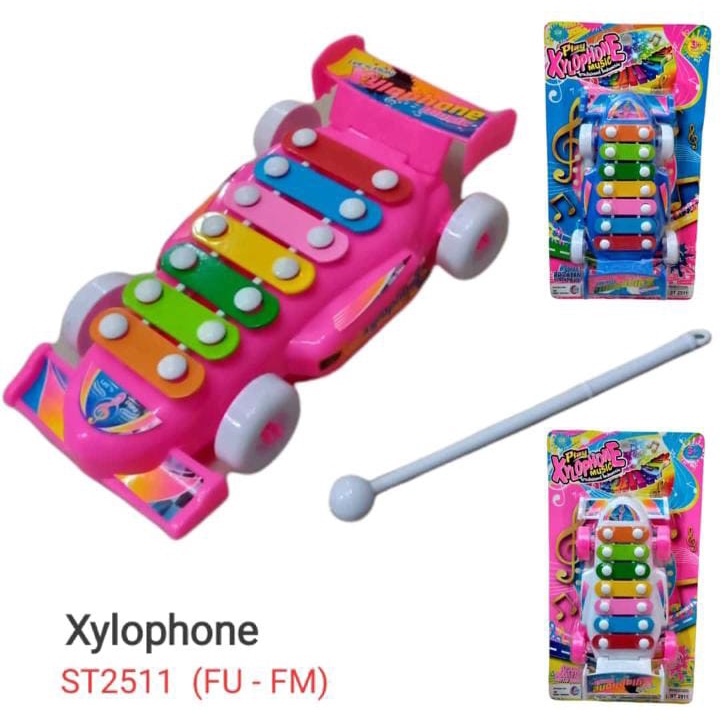 ST 2511 - Mainan ALat Musik Pukul Xylophone Roda ST2511