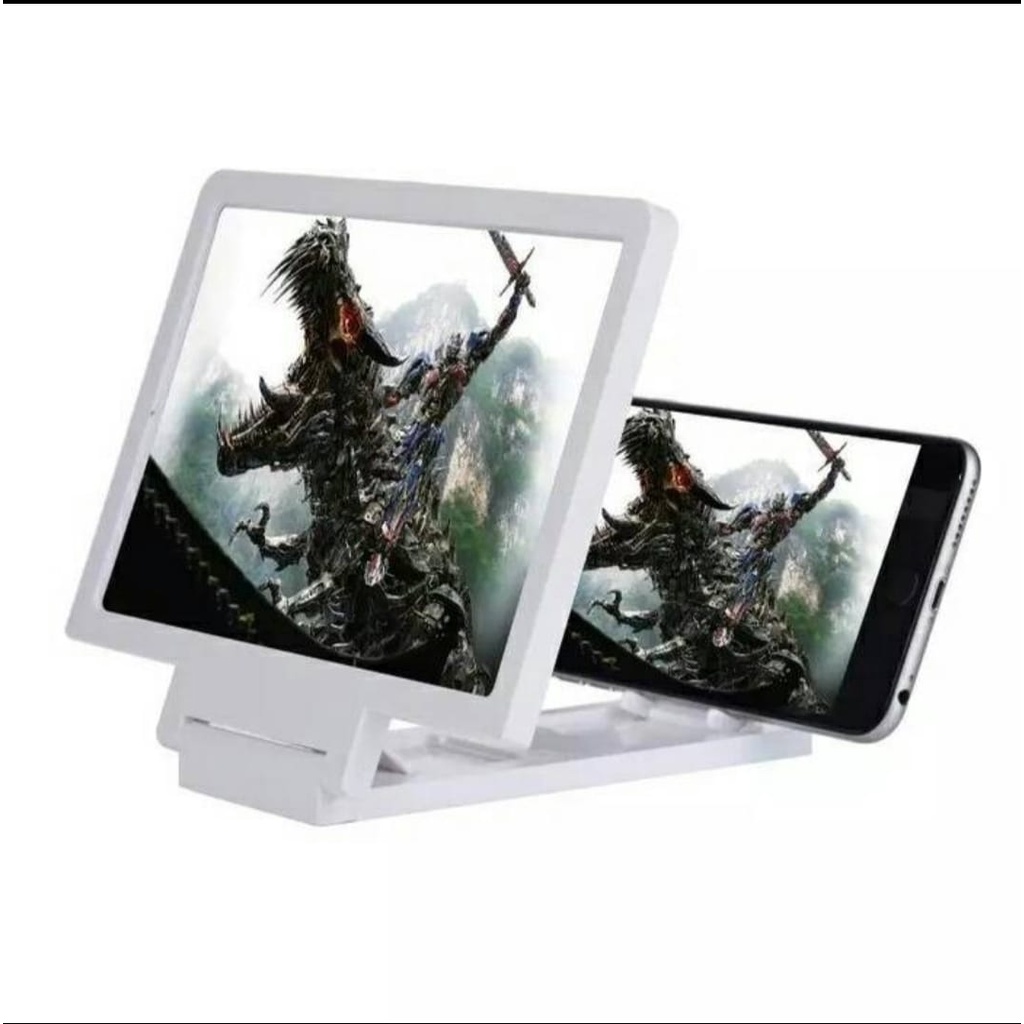 Kaca Pembesar Layar HP 3D Enlarge Screen Magnifier Stand