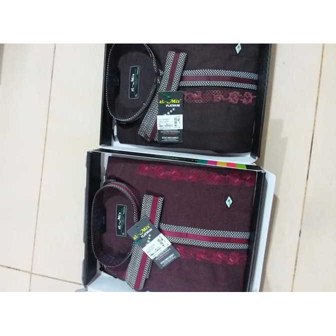 Baju Koko Al-Mia Platinum Lengan Pendek