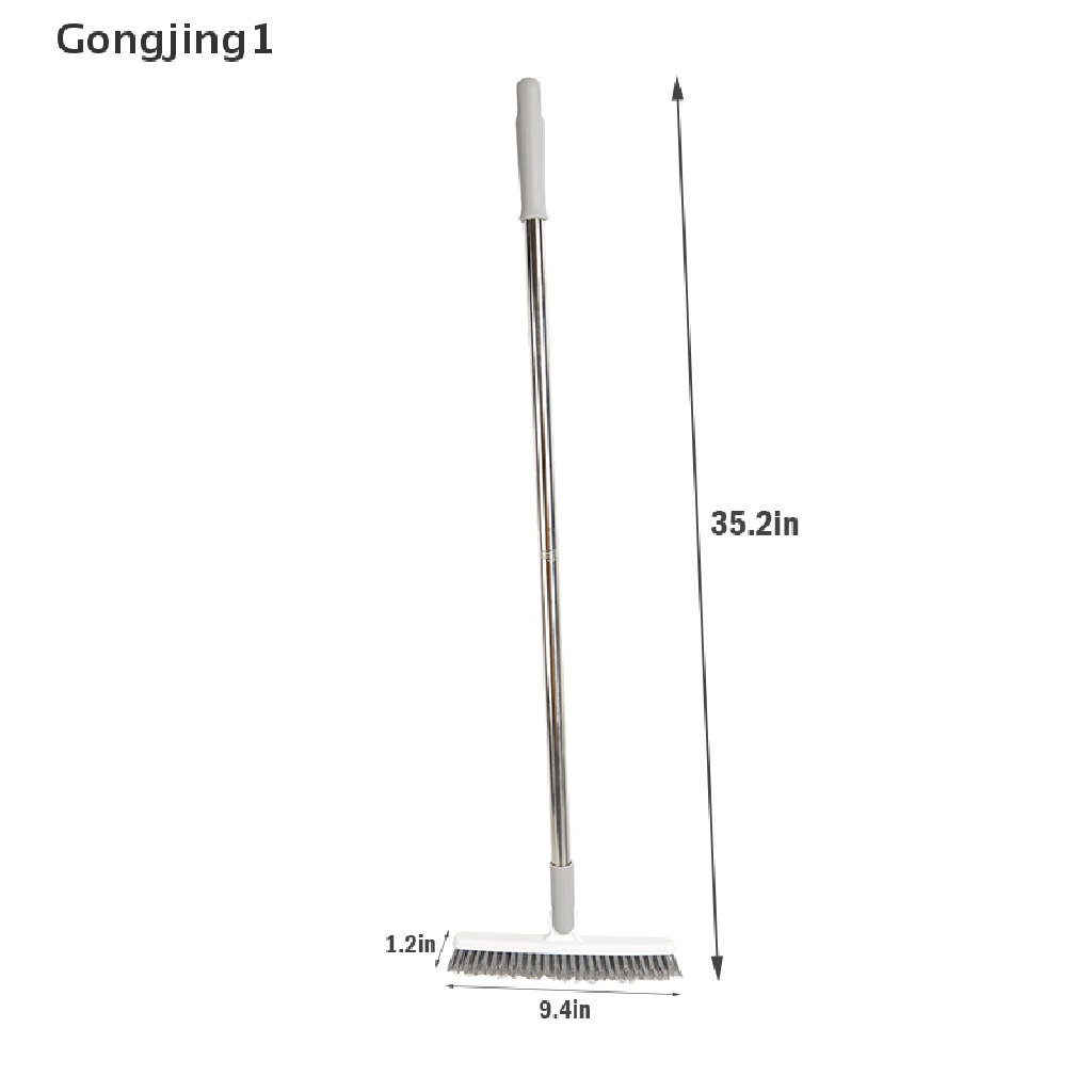 Gongjing1 Sapu Pembersih Lantai Kamar Mandi / Dapur Gagang Panjang