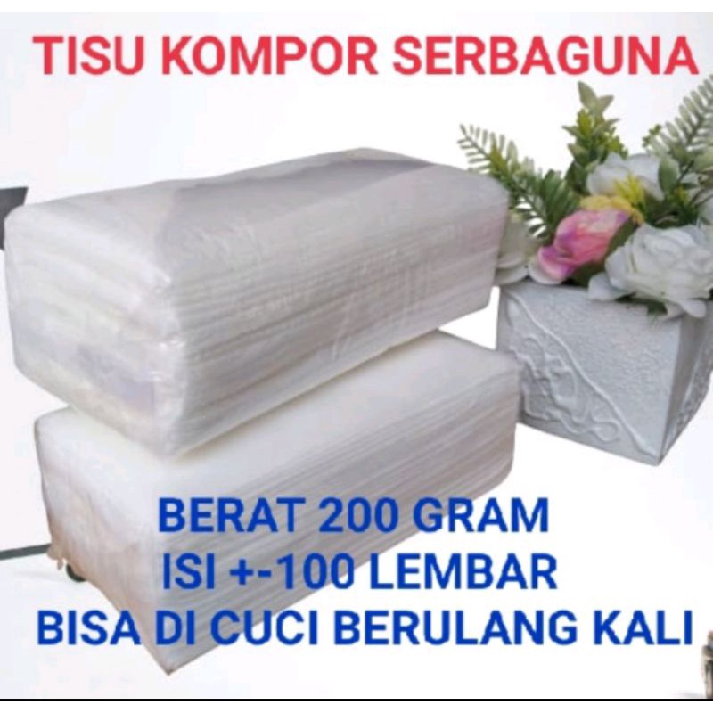 TISU KOMPOR SERBAGUNA 200 GRAM TISU AJAIB TISU CUCI ULANG