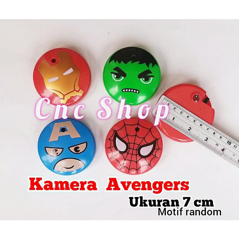 Kamera Avengers Mainan Anak Laki Jadul Murah Motif Random