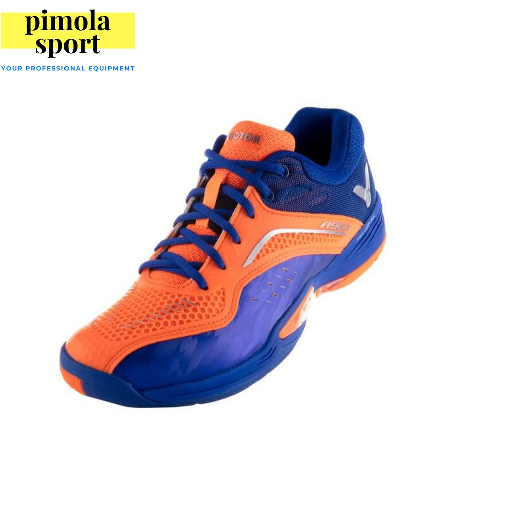 Sepatu Badminton VICTOR A960 OF / A 960 OF / A960OF Orange Blue Oren Biru