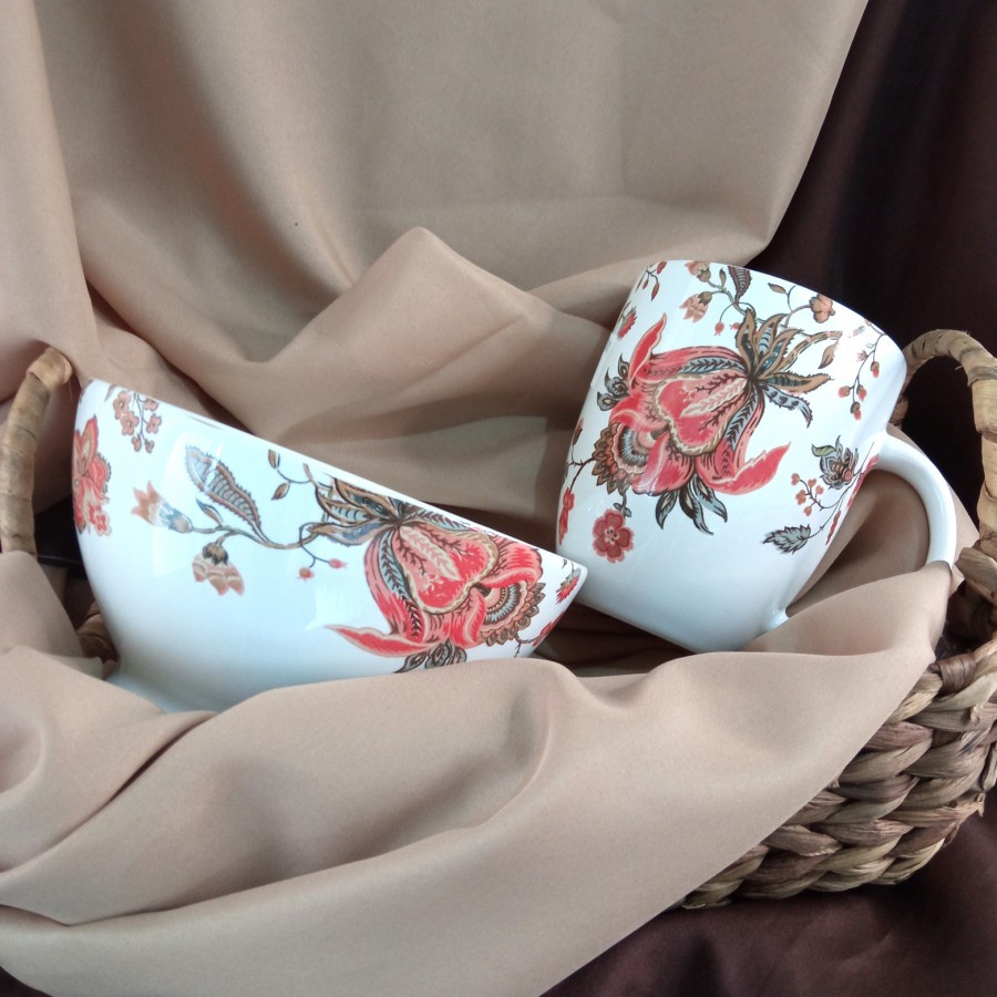 Mangkok Set Gaya Batik