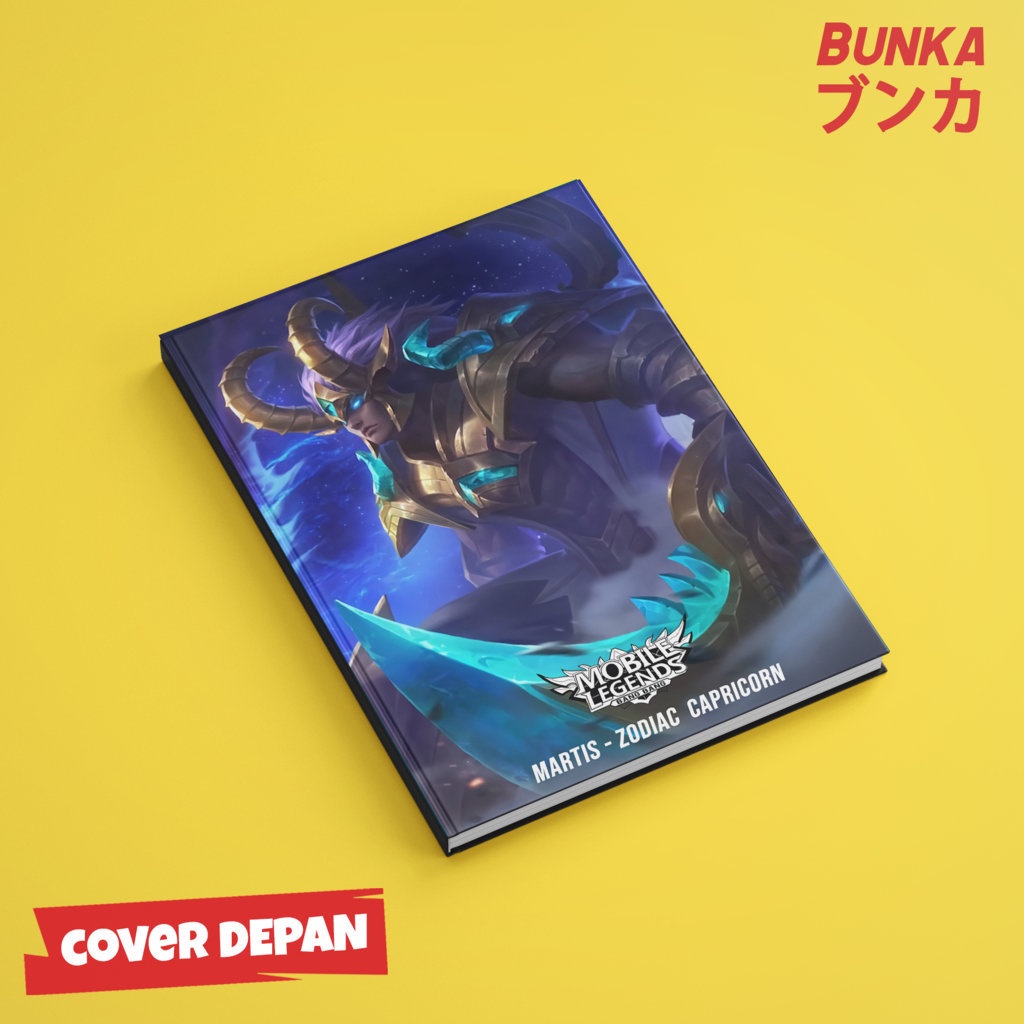

Notebook Mobile legends Martis Zodiac Capricorn Hardocover A5 Buku tulis catatan Notes Agenda planner Jurnal