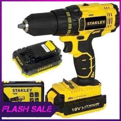 Cordless Hammer Drill 18 V SCH20 Stanley Bor Tembok Baterai