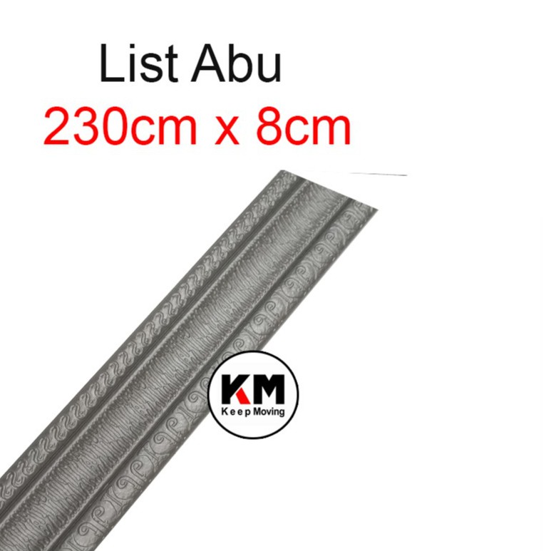 KM Wall Border List Wallpaper Wallborder Foam 3D-ABU ABU 230cm x 8cm