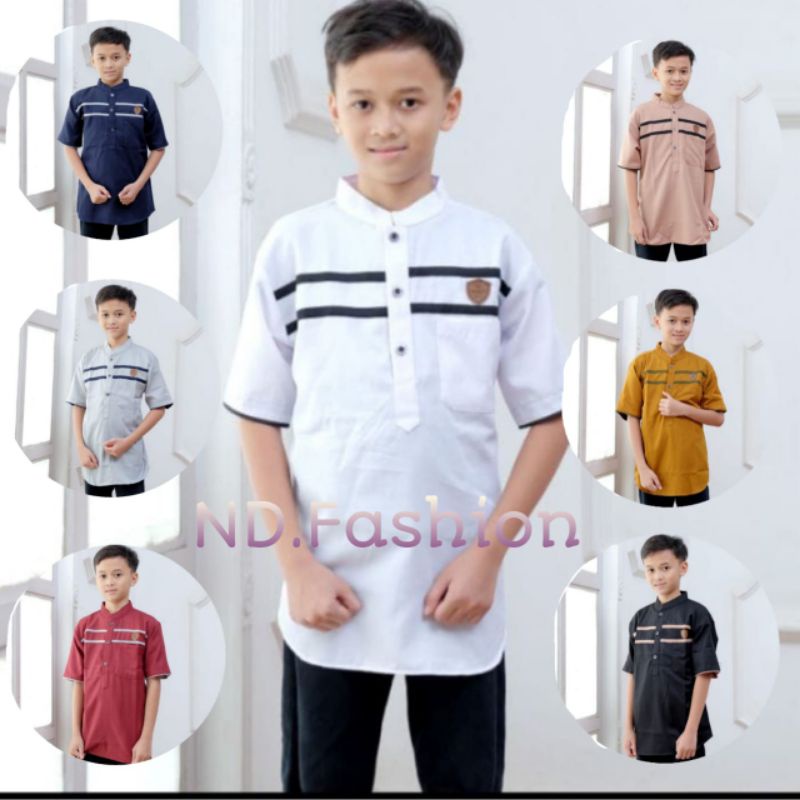 BAJU KOKO ANAK KURTA REMAJA USIA 8-15THN//TERBARU 100% BERKUALITAS