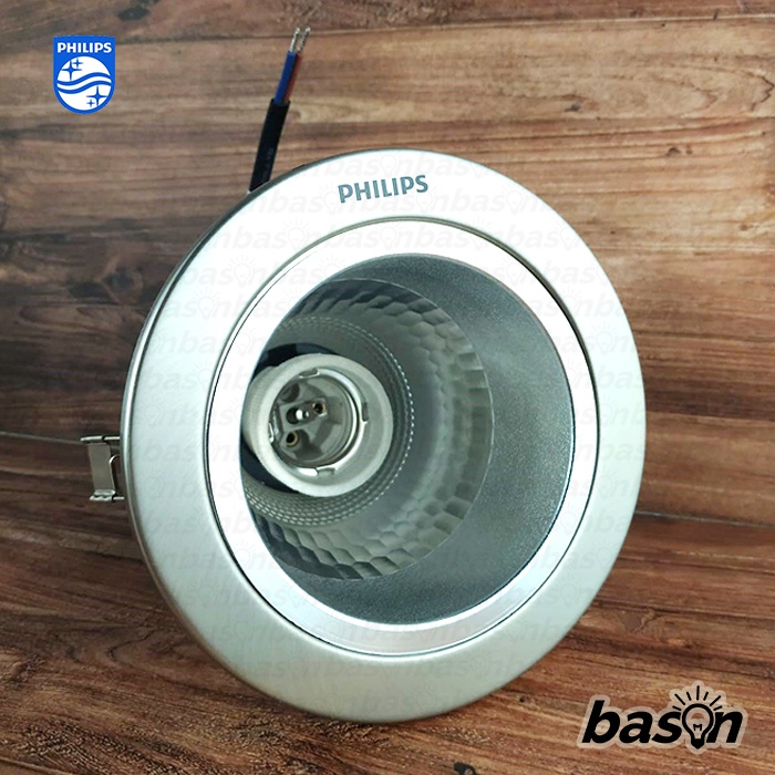 PHILIPS 66661 White or Nickel | Rumah Lampu 2.5&quot; Downlight Recessed