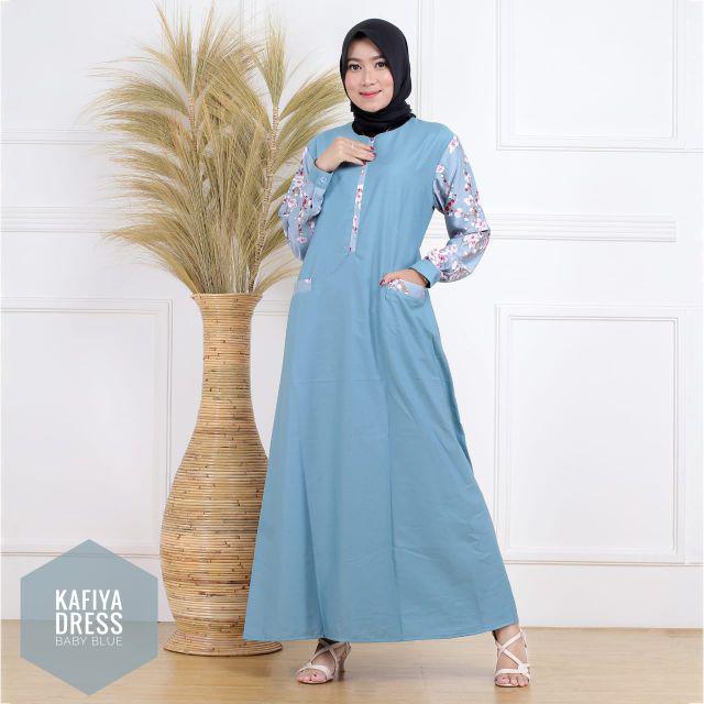 Gamis Batik Seno Coklat