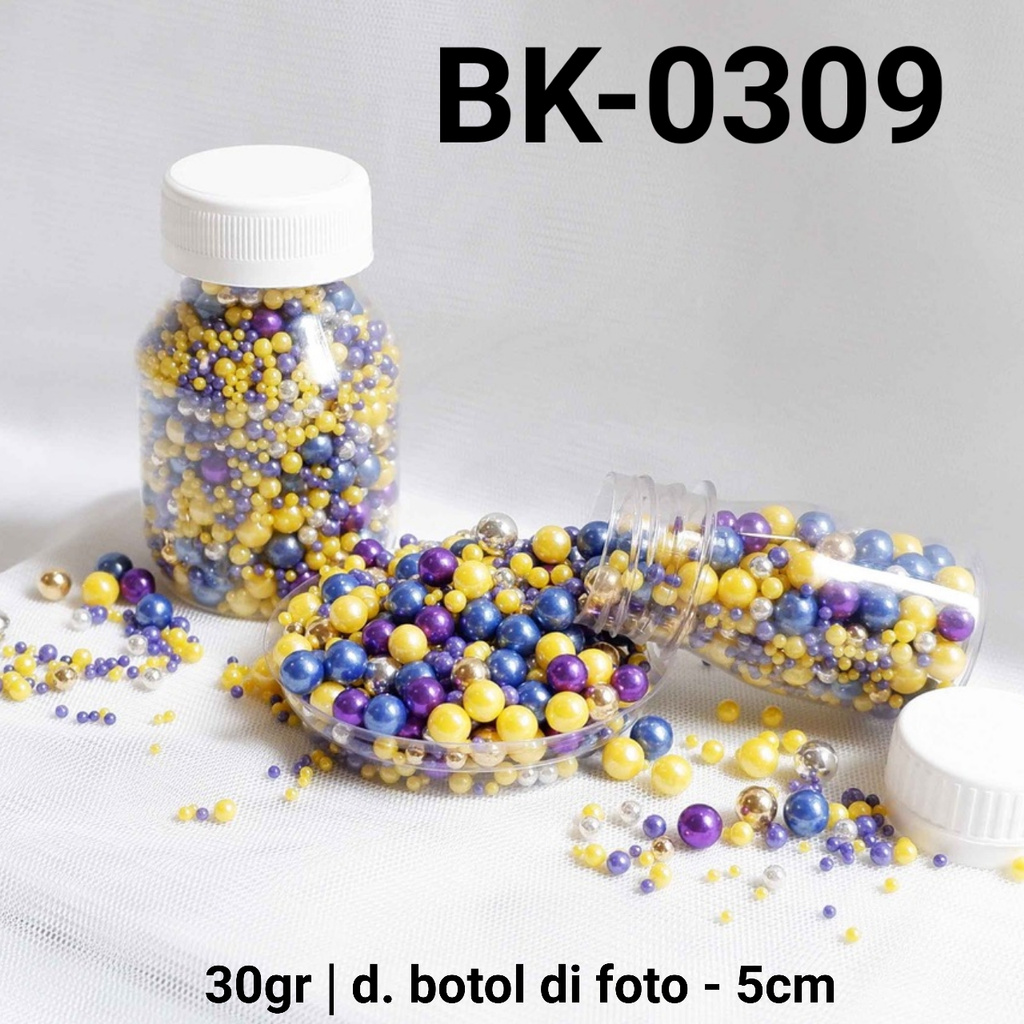 

BK-0309 Sprinkles sprinkle springkel 30gr mutiara biru ungu kuning yamama baking grosir murah sprinkles cake dekorasi mutiara trimit decoration story sprinklestory sprinklesstory sprinkle story yamama baking