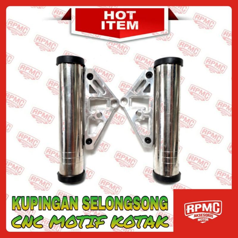 KUPINGAN LAMPU DEPAN CNC CB PESEK SLONGSONG CNC KOTAK BRAKET HEADLAMP LAMPU DEPAN JUTE DEPO AUTOPAL 