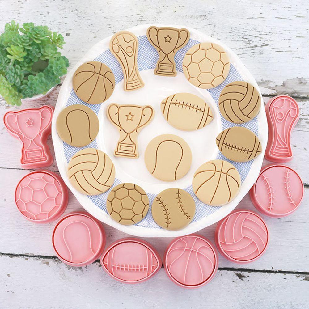 Top 8pcs/set Cetakan Biskuit DIY Pastry Dekorasi Cetakan Kue Plastik