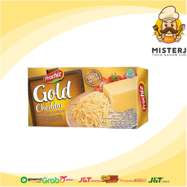 

Prochiz Gold Cheddar 160gr | Keju Prochiz Gold Cheddar