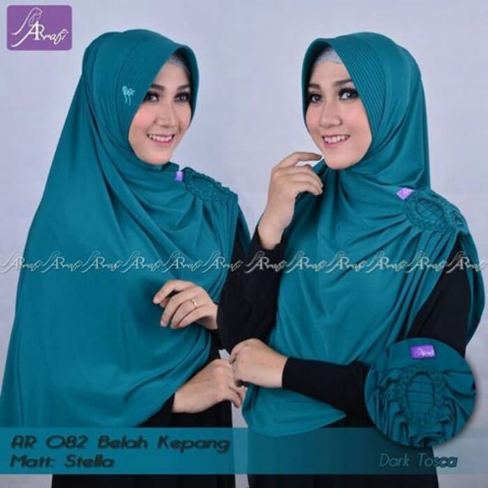 Promo!! Ar 082 Belah Kepang Jilbab Ar Rafi Arrafi Jumbo Busana Muslim Terlaris!!