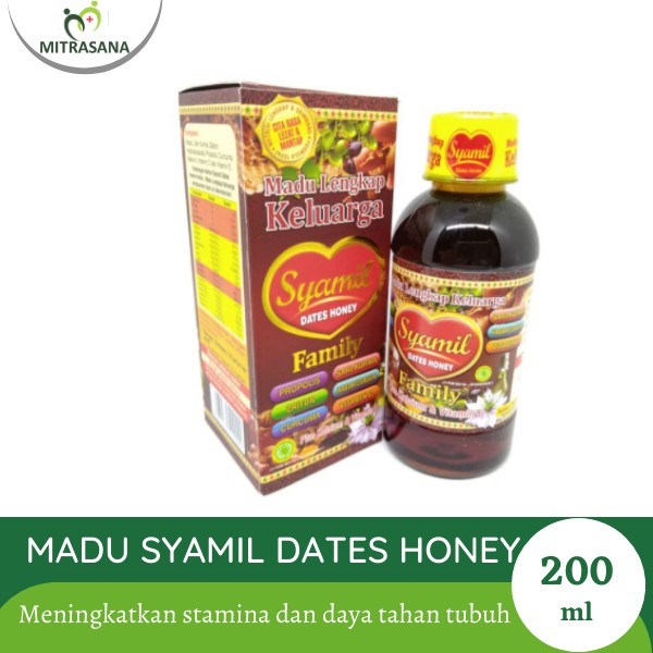 Madu Syamil Dates Honey Keluarga 200ml