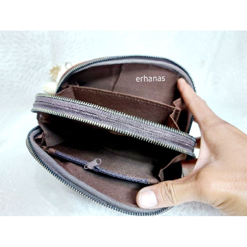 DOMPET OVAL LV KERANG 2RUANG