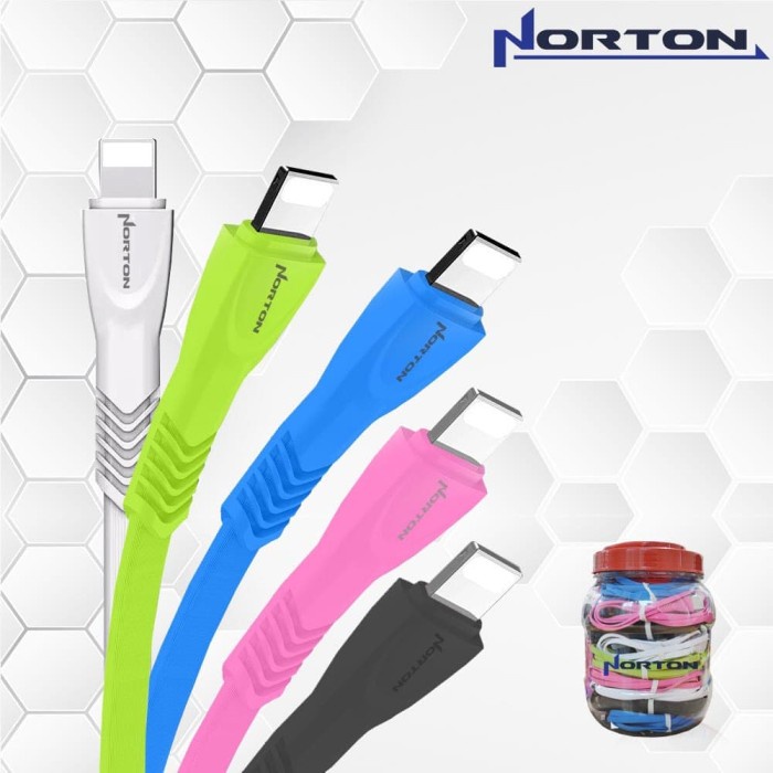 KABEL DATA USB NORTON FAST CHARGING TIPE C AND MICRO 1 M