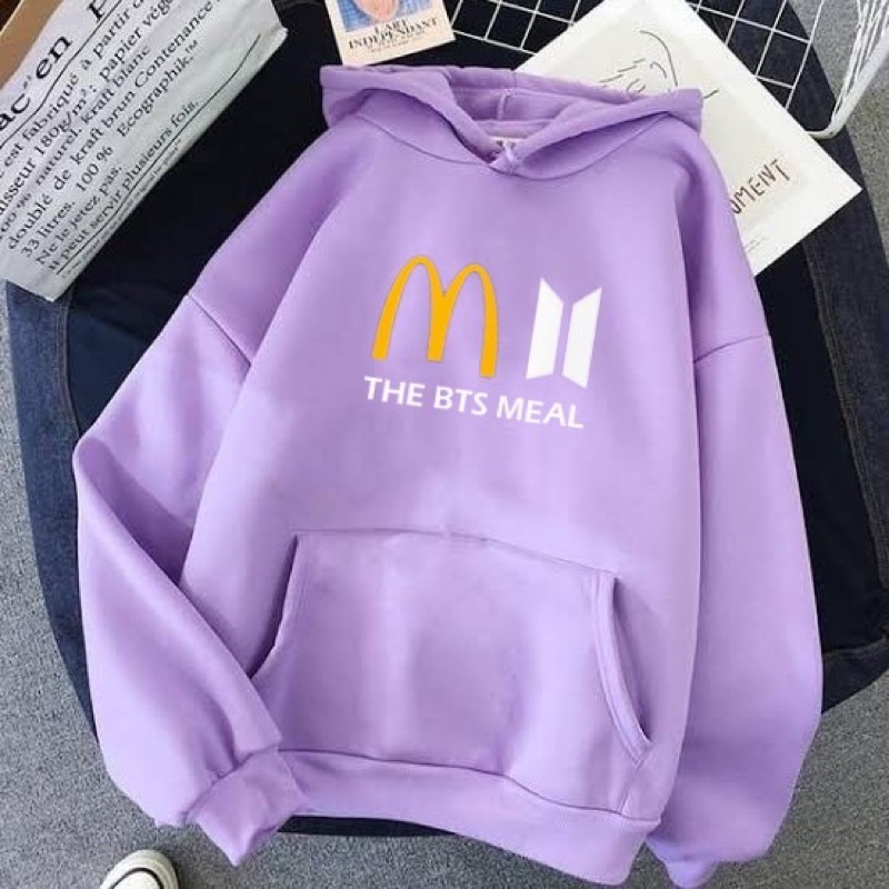 HOODIE ANAK THE BTS MEALS MERCH BTS BANGTAN GIFT ARMY MCDXBTS RM JIN SUGA JHOPE JIMIN V JK JUNGKOOK