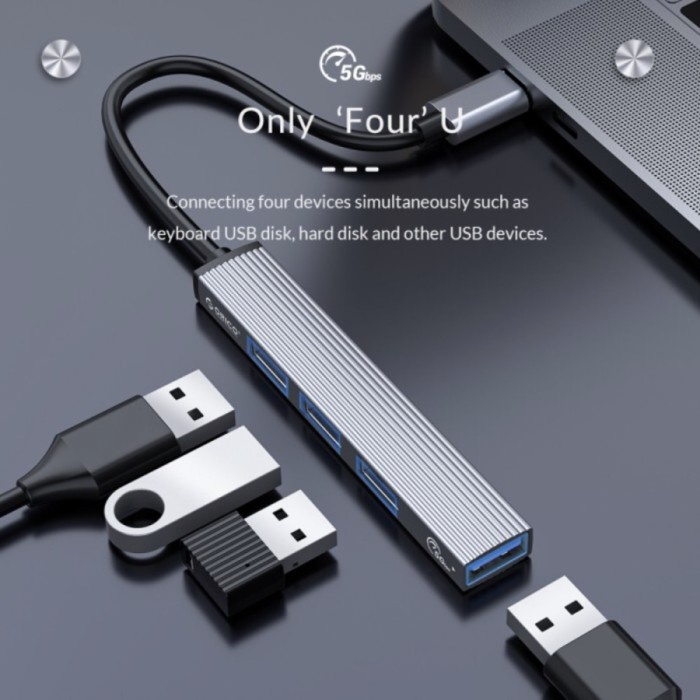 Orico AH13 USB TypeC Hub to USB 3.0 * 1 port + 2.0 * 3 ports AH-13