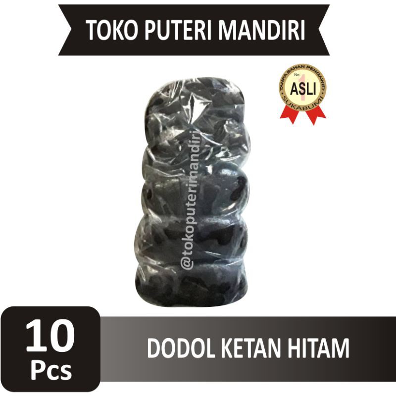 

Dodol Ketan Hitam Asli Sukabumi Pack isi 10 Pcs