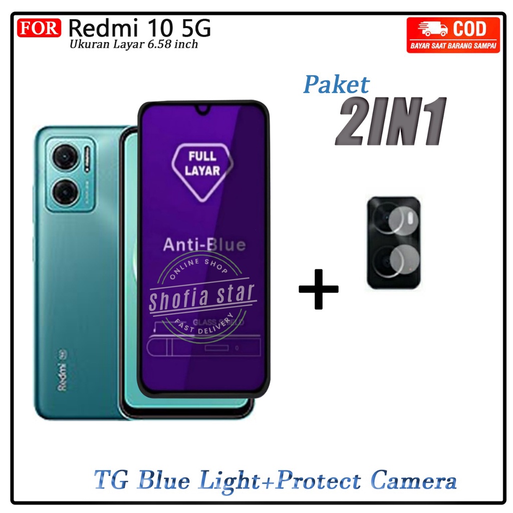 2IN1 ANTI GORES CERAMIC MATTE ANTI GLARE REDMI 10 5G ANTI SPY FULL COVER FREE LENSA CAMERA