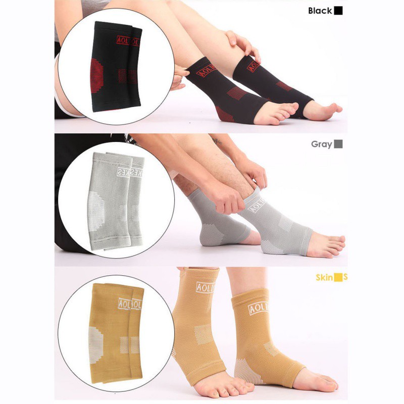 Deker Ankle Support Aojian 802 Dekker Pergelangan Kaki dan Tumit Pelindung Engkel Semata Kaki - 2 Pcs