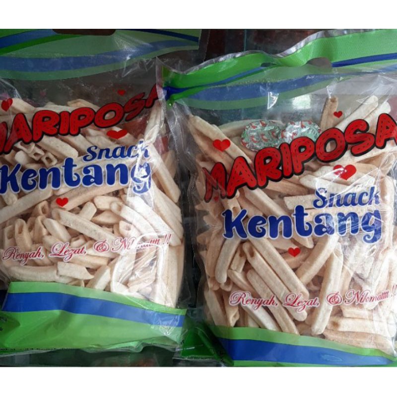 

STICK KENTANG MARIPOSA / SNACK KENTANG RASA ASIN DAN KEJU