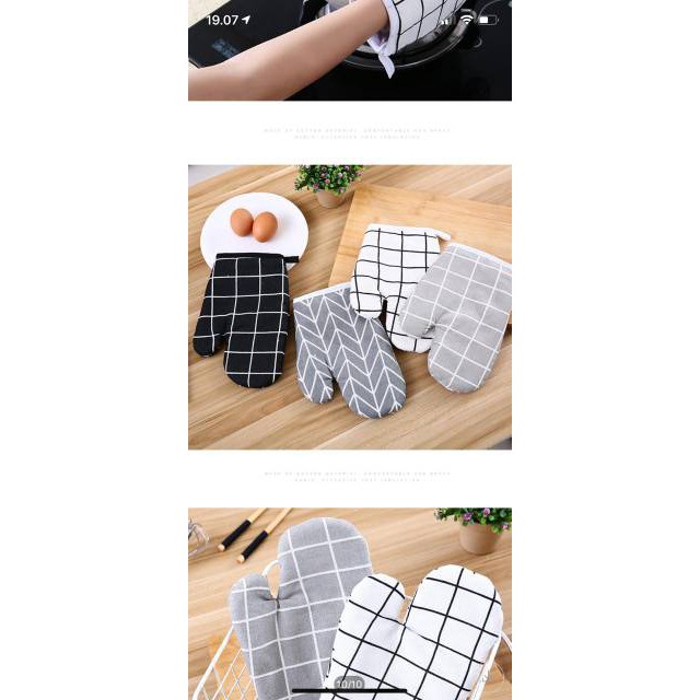 Sarung Tangan Anti Panas Oven - Microwave 1 pc [22*13 cm]