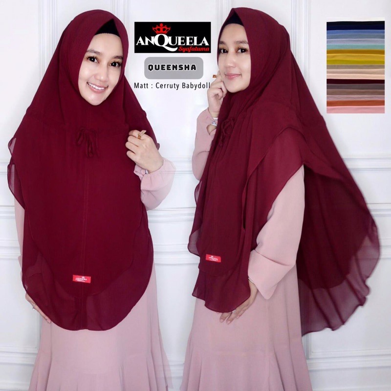 ANQUEELA | Khimar QUENSHA JUMBO ceruty babydoll