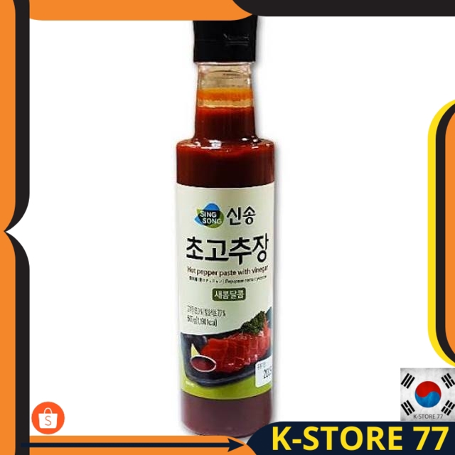 

KOREAN FOOD/BUMBU KOREA INSTANT CHO GOCHUJANG 500 G HOT PEPPER PASTE+VINEGAR-SAUS CABAI+CUKA KEDELAI