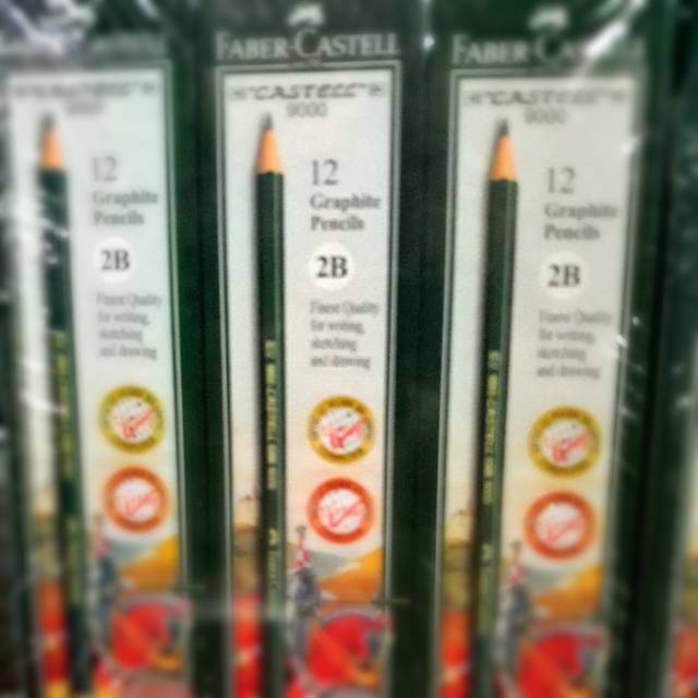 

Pensil faber castell type 9000 2B original ECER!!!!!!!!