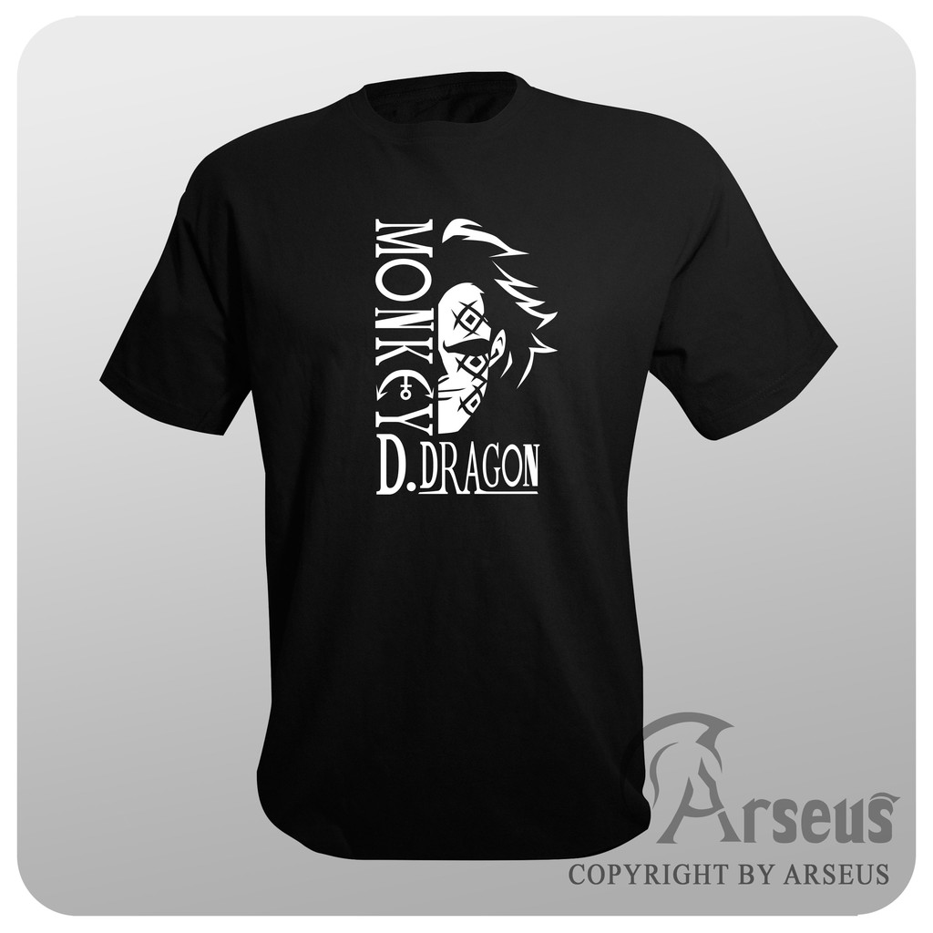 Kaos anime baju One Piece monkey D dragon keren Arseus 1913