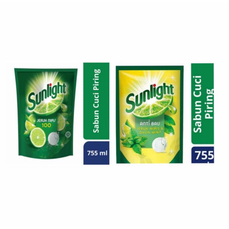 Sunlight sabun cuci piring jeruk nipis 755ml