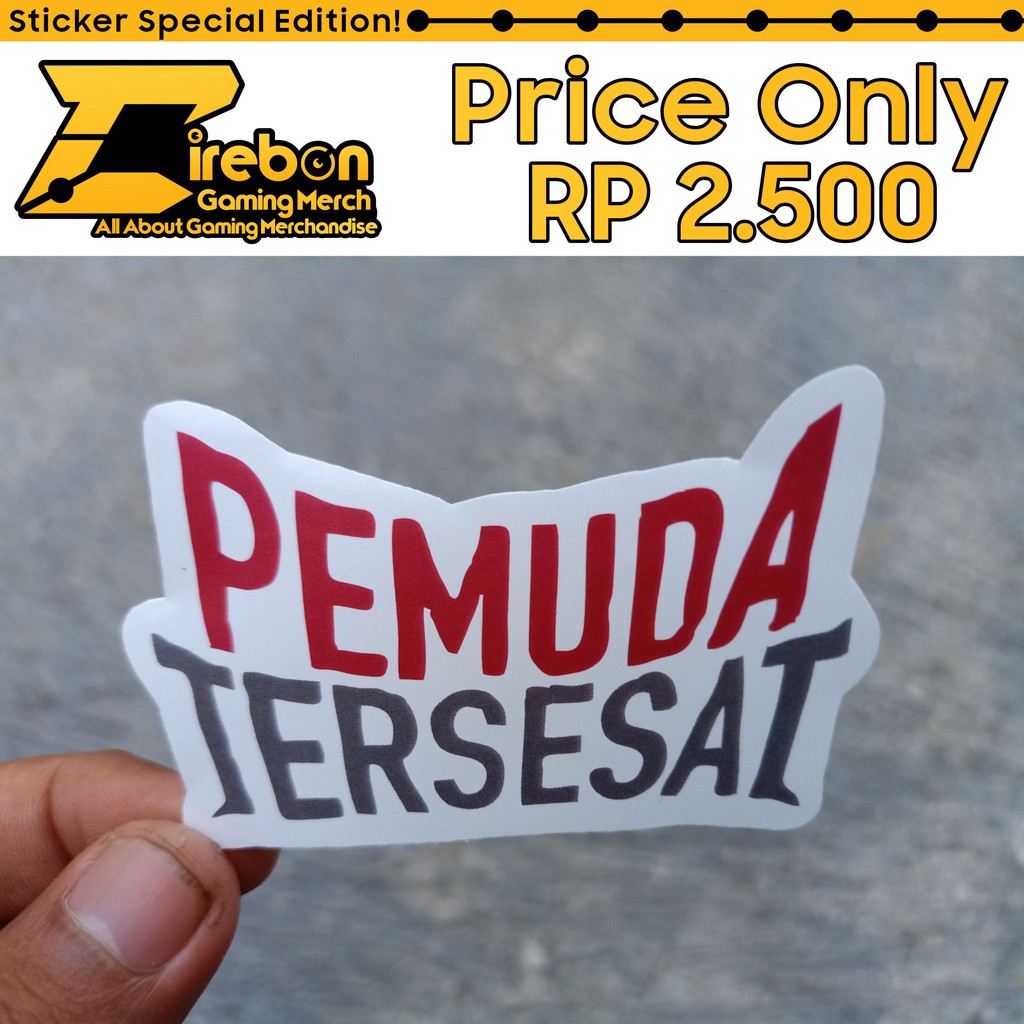 Sticker Stiker Pemuda Tersesat Majelis Lucu Indonesia MLi | Shopee