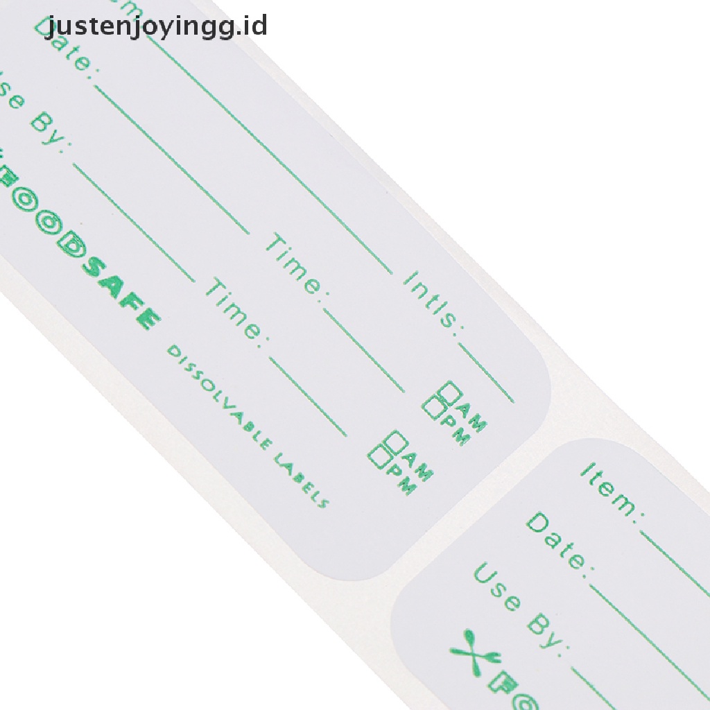 // justenjoyingg.id // 250pcs/roll Kitchen Sticker Refrigerator Freezer Food Storage Date Content Label ~