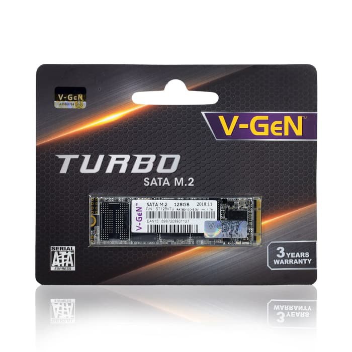 SSD VGeN M.2 SATA 128GB TURBO / SSD V-GeN Turbo V-Namd M2 SATA 2280