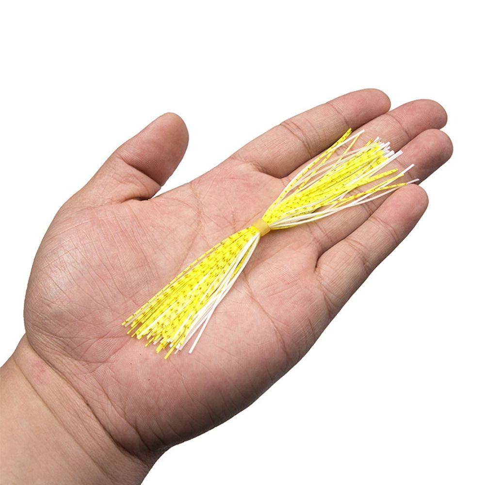 Chookyy 50pcs Rok Silikon New Artificial Spinner Tenggelam Tanpa Angin Karet Cumi