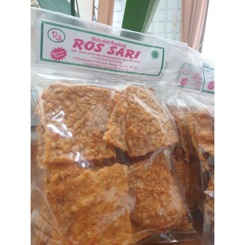 Best Seller Tempe Goreng Manis Pedas 250gr Oleh Oleh Bandung