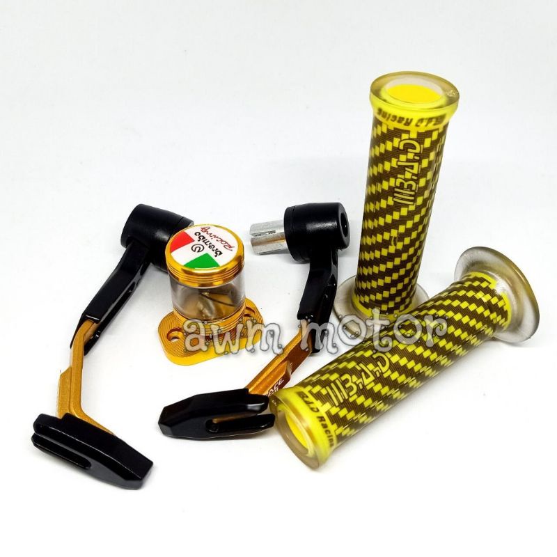 Handgrip Grip Karbon Plus HandleGuard Proguard Progat Robot Plus Tutup Minyak Rem Stempel Kaca