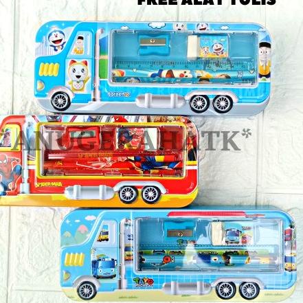 

Silver Promo✨ Tepak / Tempat Pensil Besi BUS + ISI (B-669) 5.5 Brand/[COD]/5.5 Flash Sale/「Mall✔️」/Discount Today