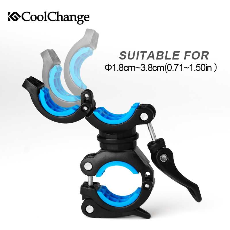 FatihShop CoolChange Clamp Penjepit Senter Stang Sepeda - 02011